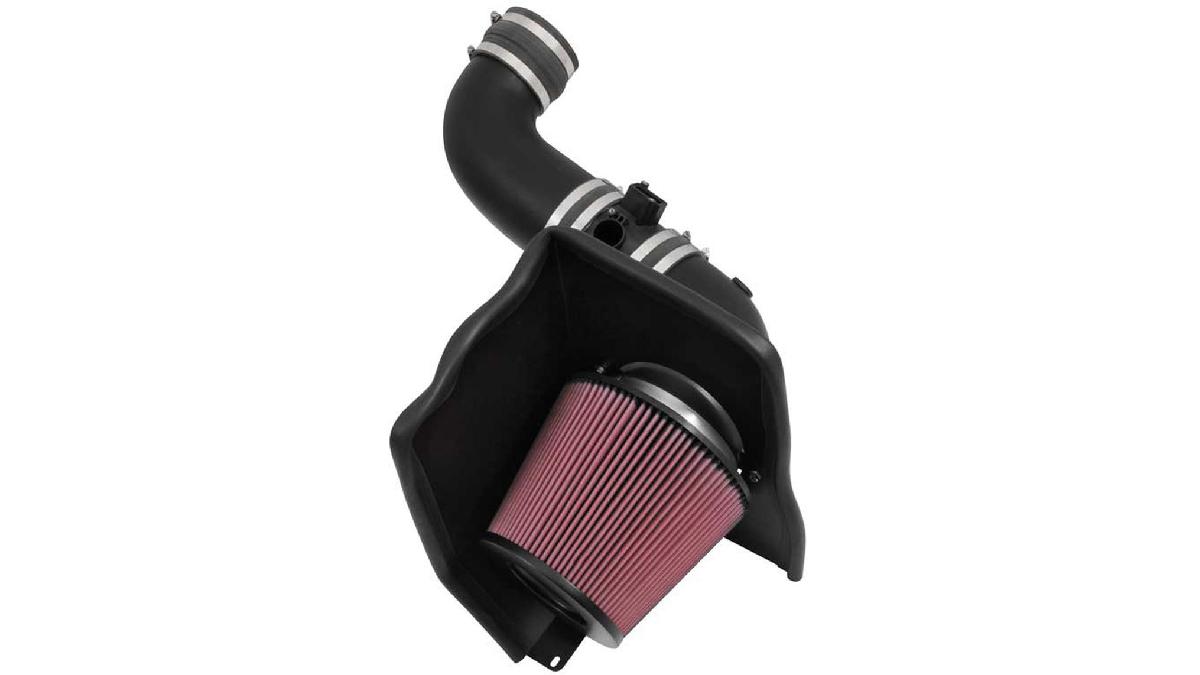 K%26N+admission+d%27air+Aircharger+sur+mesure+pour+Chevrolet+Silverado%2FGMC+Sierra+2500HD%2F3500HD+6.6L+V8+2015-2016+%2863-3087%29